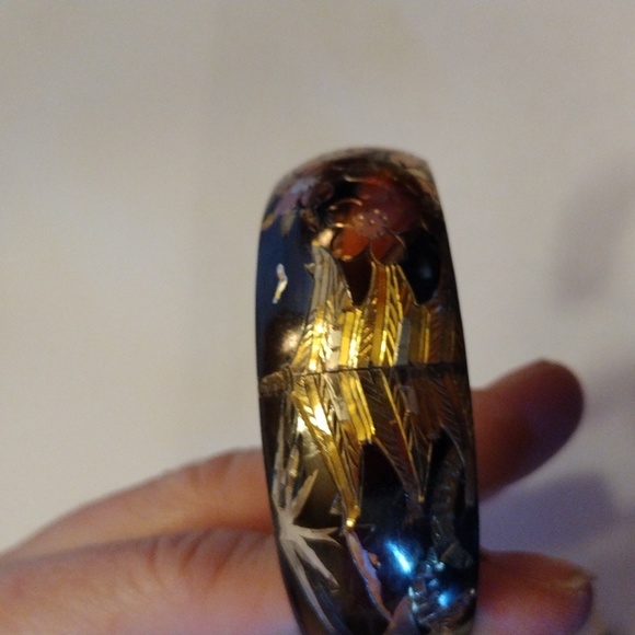 SOLD!! Vintage Bundle of 6 Beautiful Bangle & Cuff Bracelets! - Picture 8 of 12